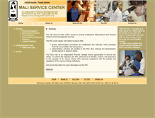Tablet Screenshot of maliservicecenter.org